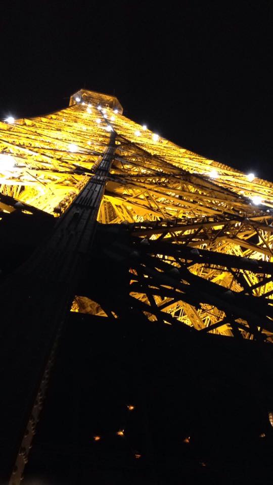 Eiffel Tower Close Up Sparkle