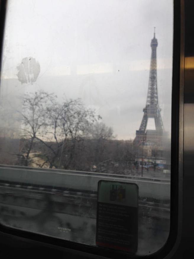 Eiffel Tower View Metro